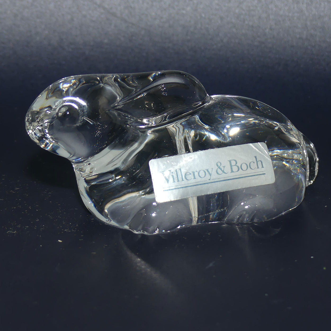 Villeroy and Boch Clear Crystal Bunny figure