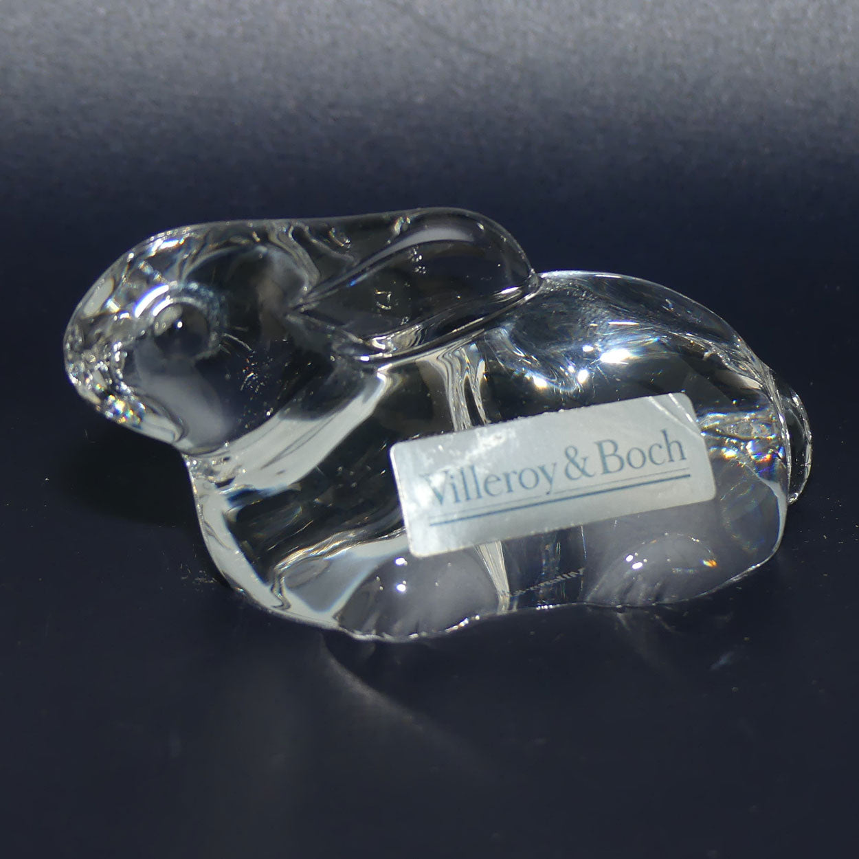 Villeroy and Boch Clear Crystal Bunny figure