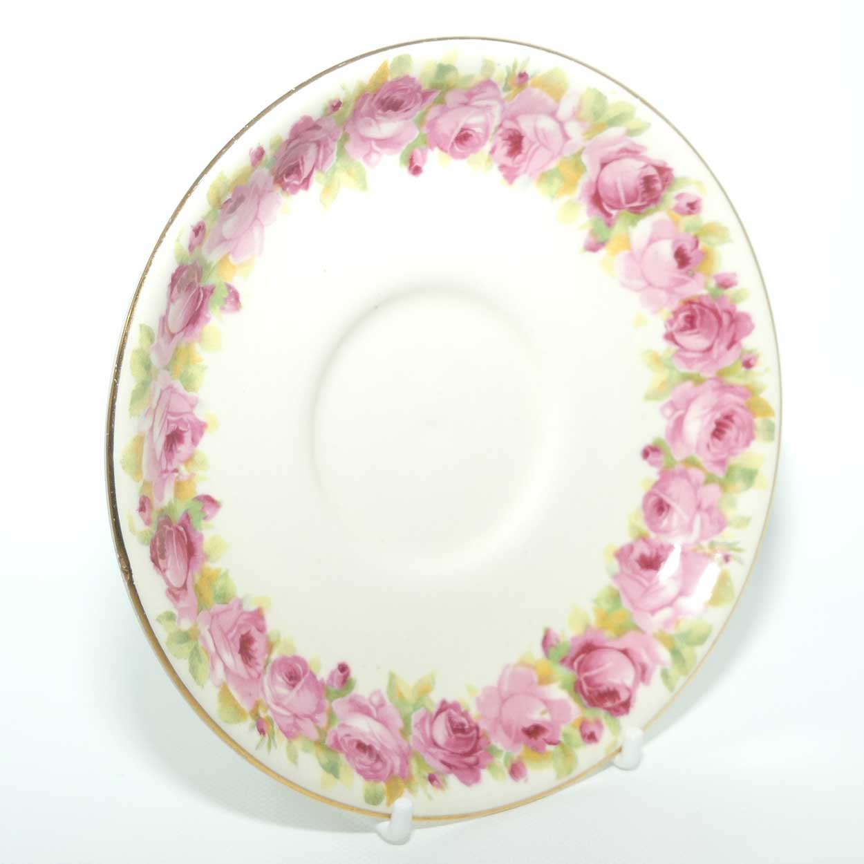 Royal Doulton Raby Rose trio D5533 | Round Plate | #1