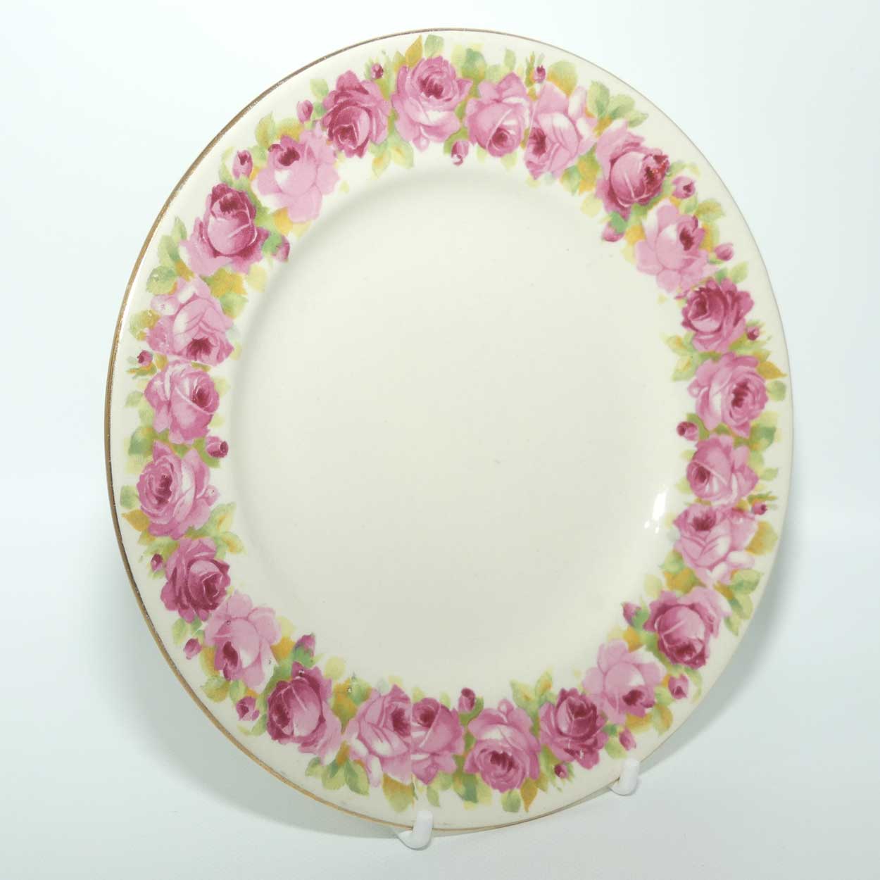 Royal Doulton Raby Rose trio D5533 | Round Plate | #1