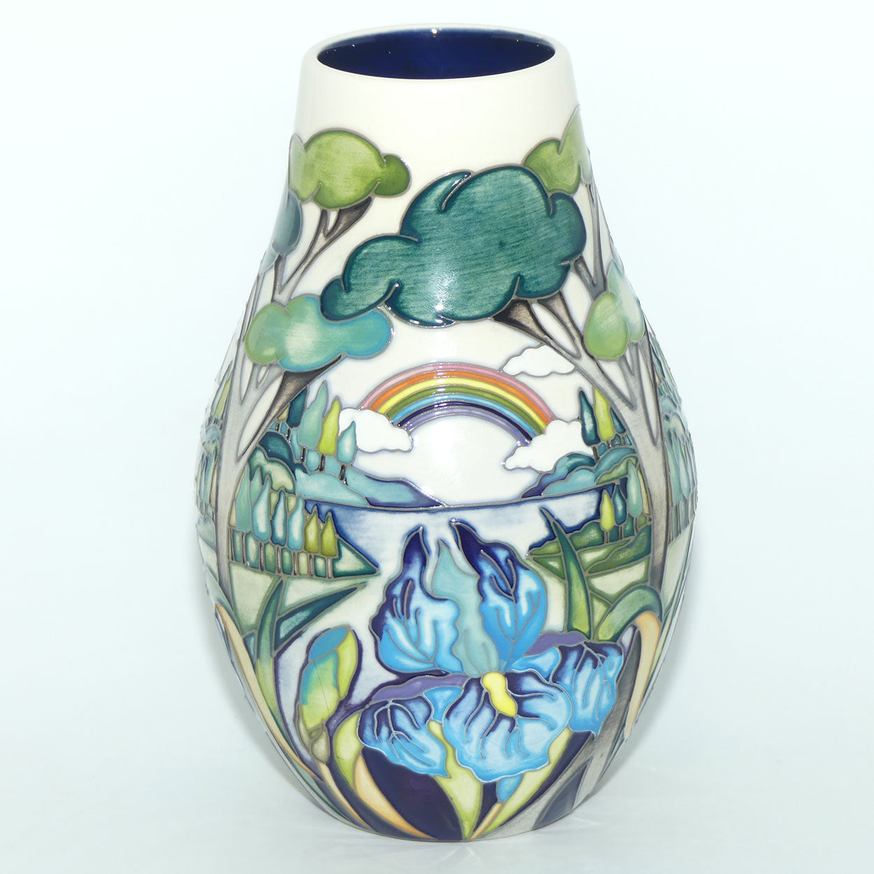 Moorcroft Rainbow Lake 117/7 vase | LE 19/20