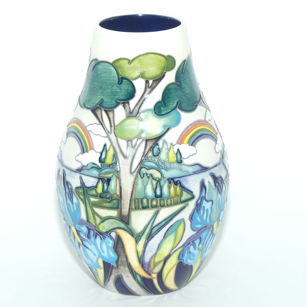 Moorcroft Rainbow Lake 117/7 vase | LE 19/20