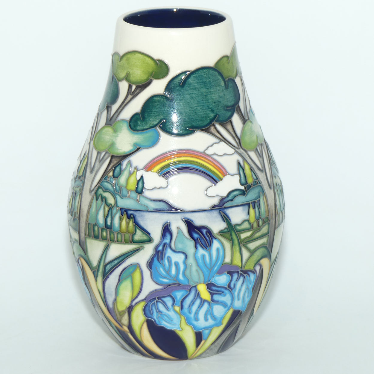 Moorcroft Rainbow Lake 117/7 vase | LE 19/20