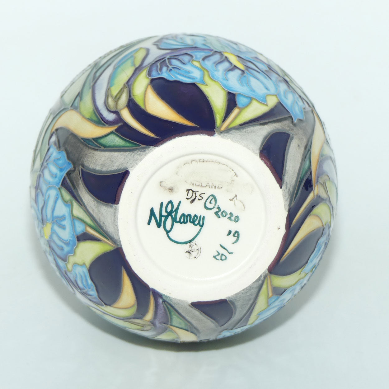 Moorcroft Rainbow Lake 117/7 vase | LE 19/20