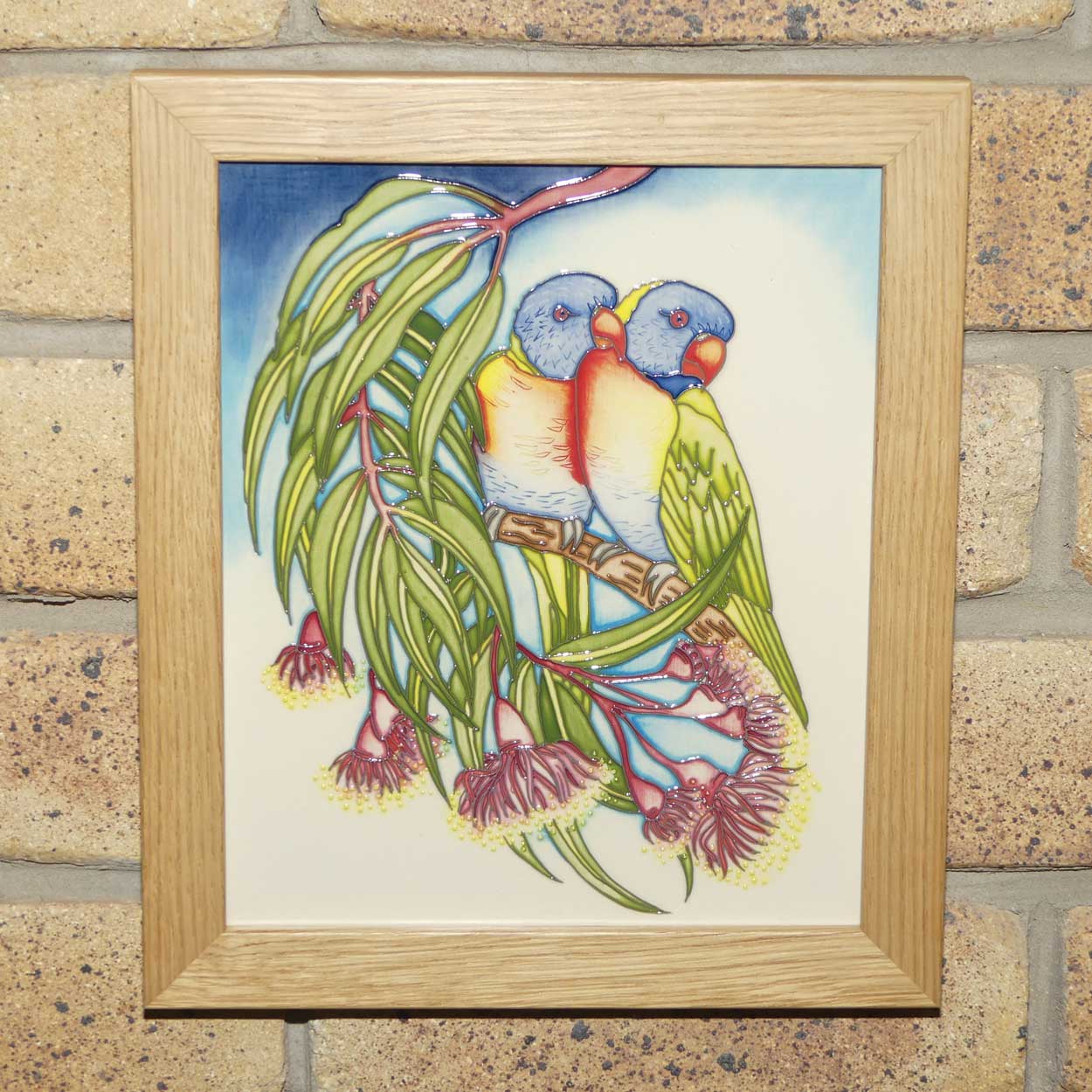 Moorcroft Rainbow Lorikeets Plaque | LE 4/25