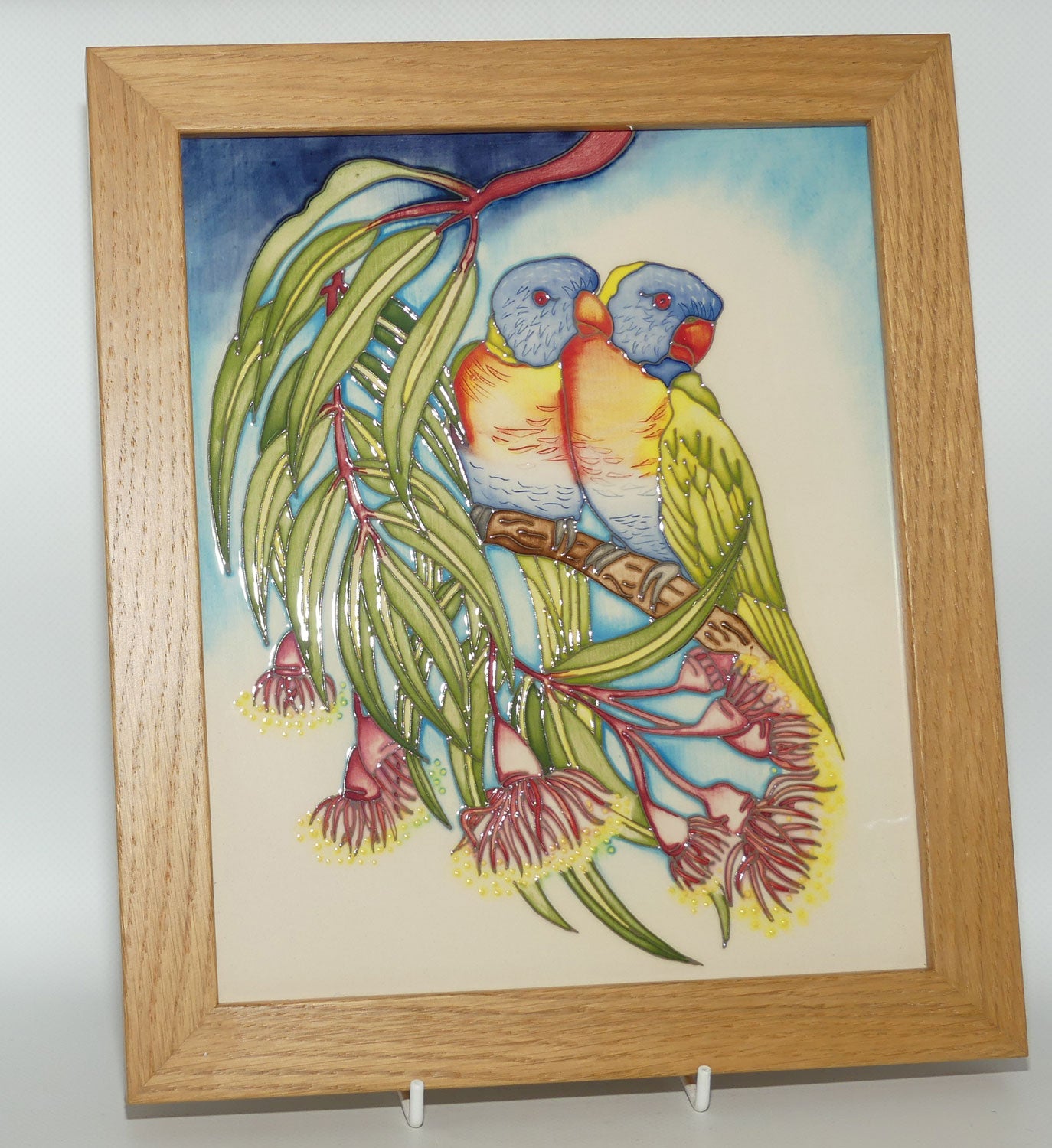 Moorcroft Rainbow Lorikeets Plaque | LE 2/25