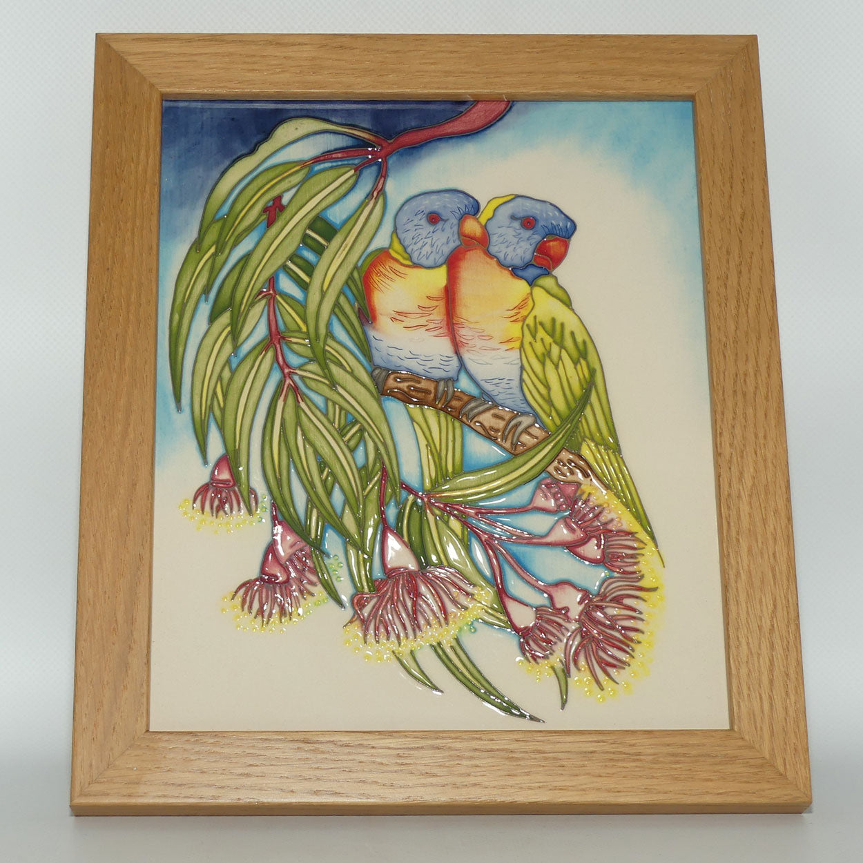 Moorcroft Rainbow Lorikeets Plaque | LE 2/25