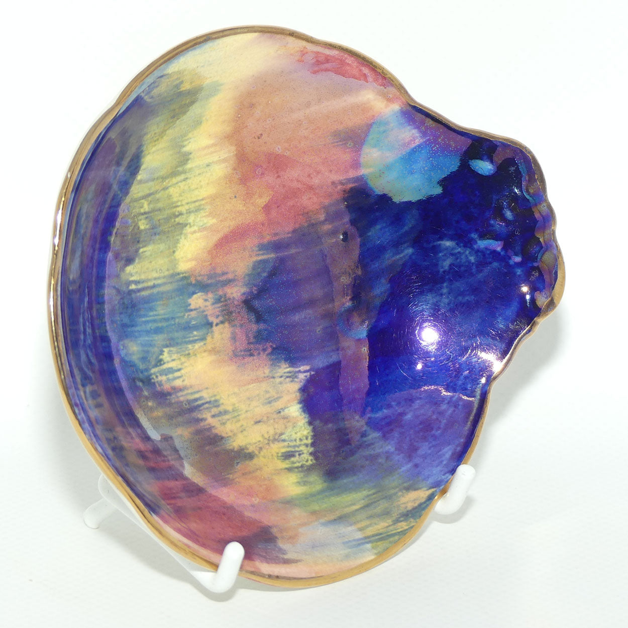 Maling small tab handle dish | Storm pattern