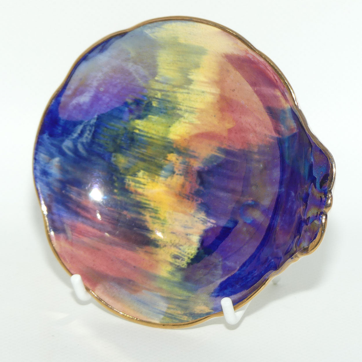 Maling small tab handle dish | Storm pattern