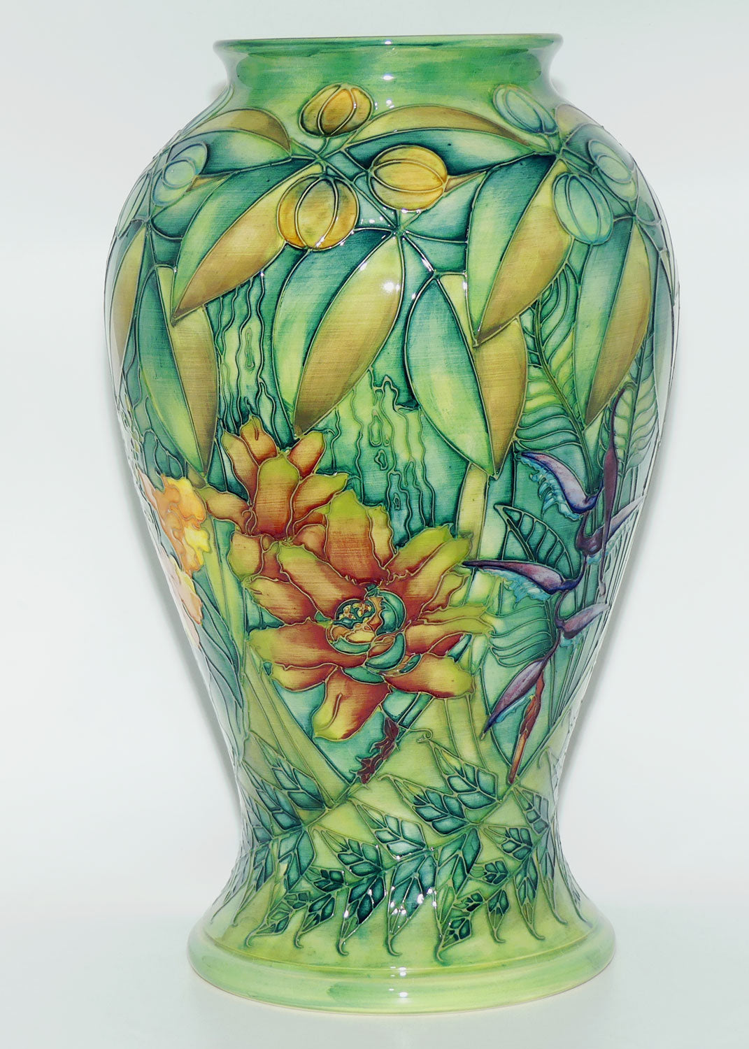 Moorcroft Rain Forest 95/16 vase | LE 85/150 | Cert