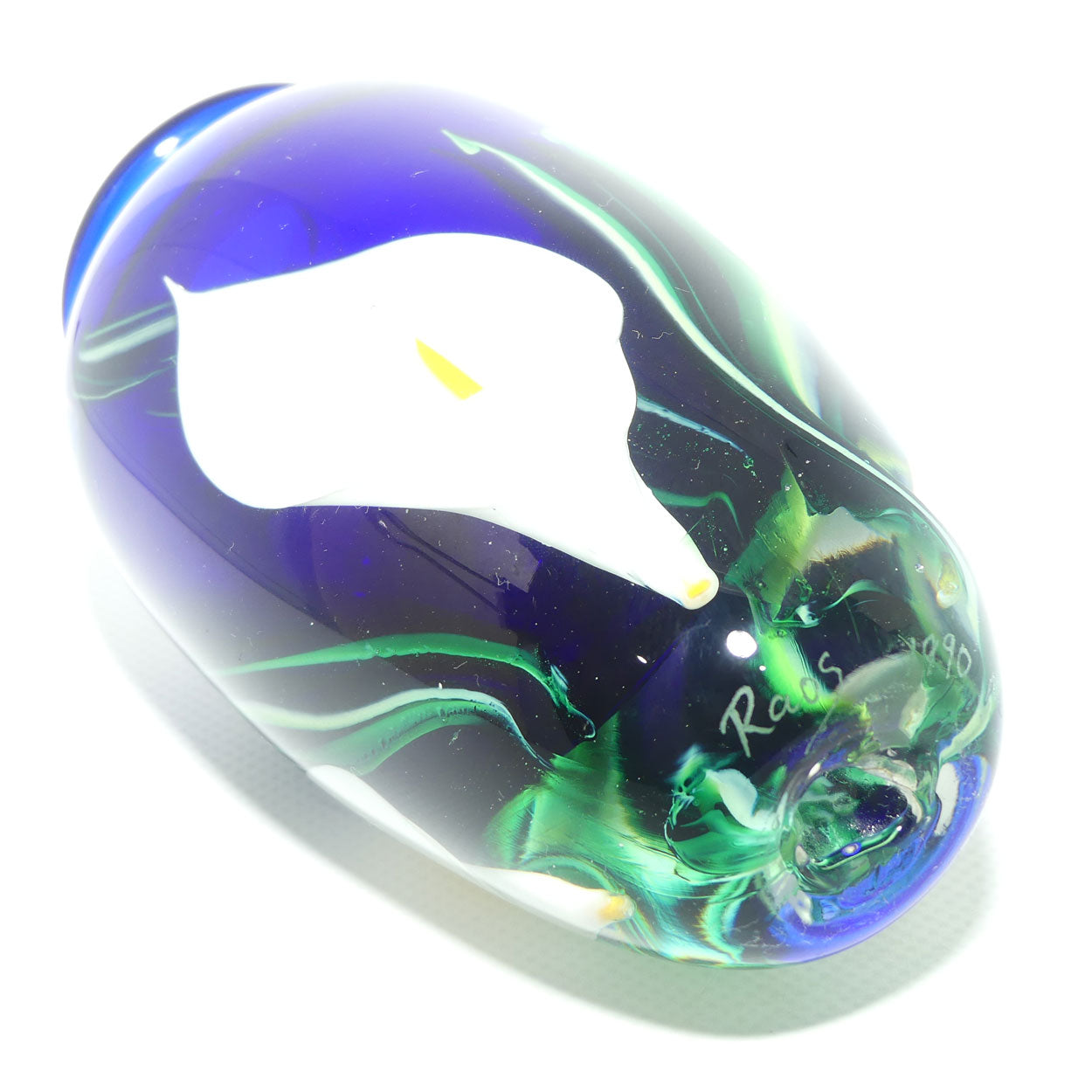 Peter Raos Art Glass New Zealand | Calla Lily vase