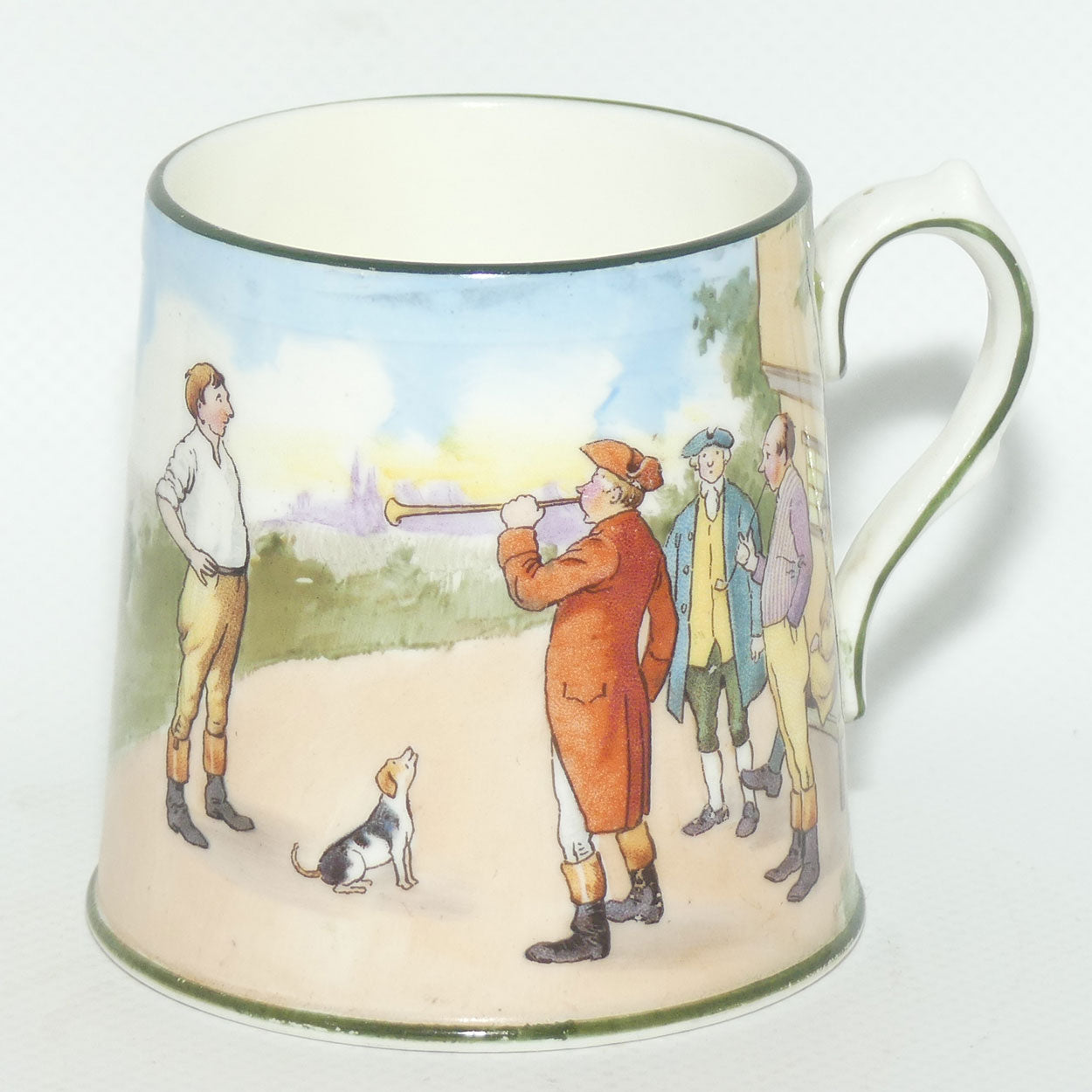 Royal Doulton Coaching Days small Rex mug | rare Blue Sky variation