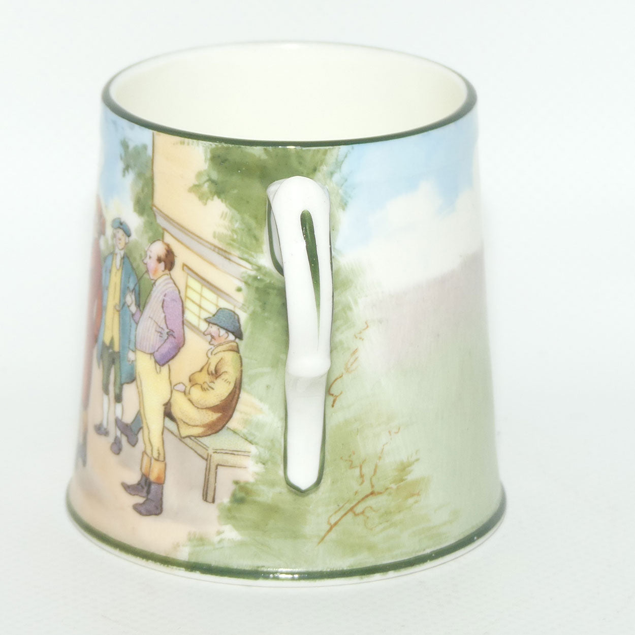 Royal Doulton Coaching Days small Rex mug | rare Blue Sky variation