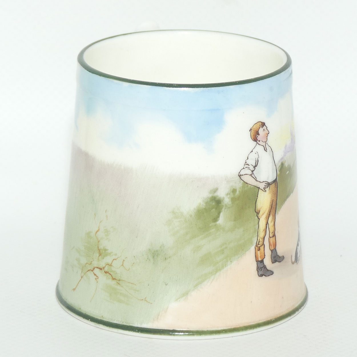 Royal Doulton Coaching Days small Rex mug | rare Blue Sky variation