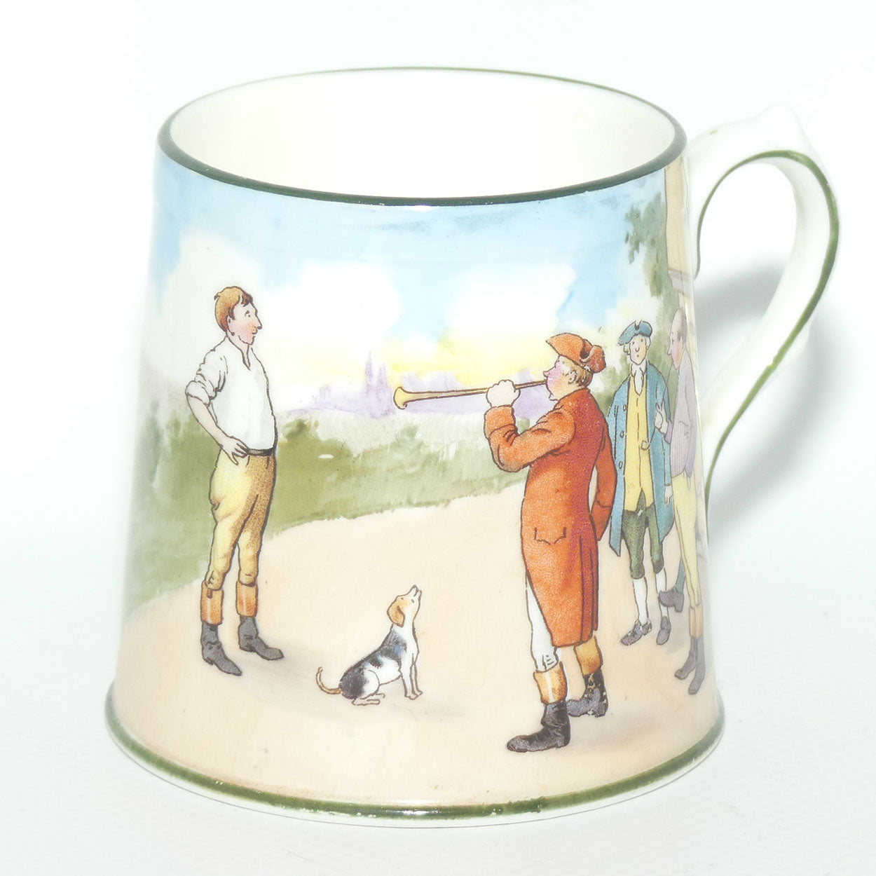 Royal Doulton Coaching Days small Rex mug | rare Blue Sky variation