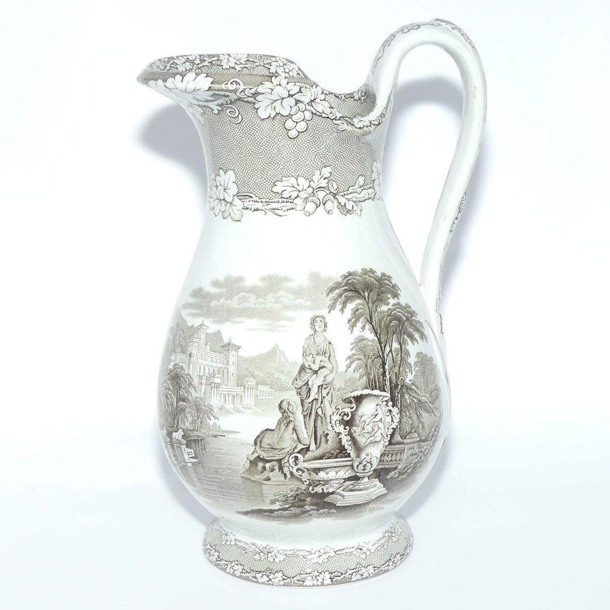 Fenton Potteries | W Baker and Co | Ravenna pattern large water jug