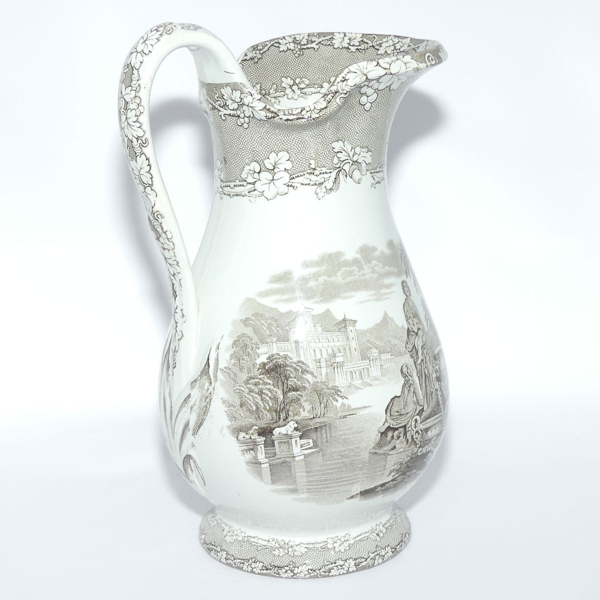 Fenton Potteries | W Baker and Co | Ravenna pattern large water jug