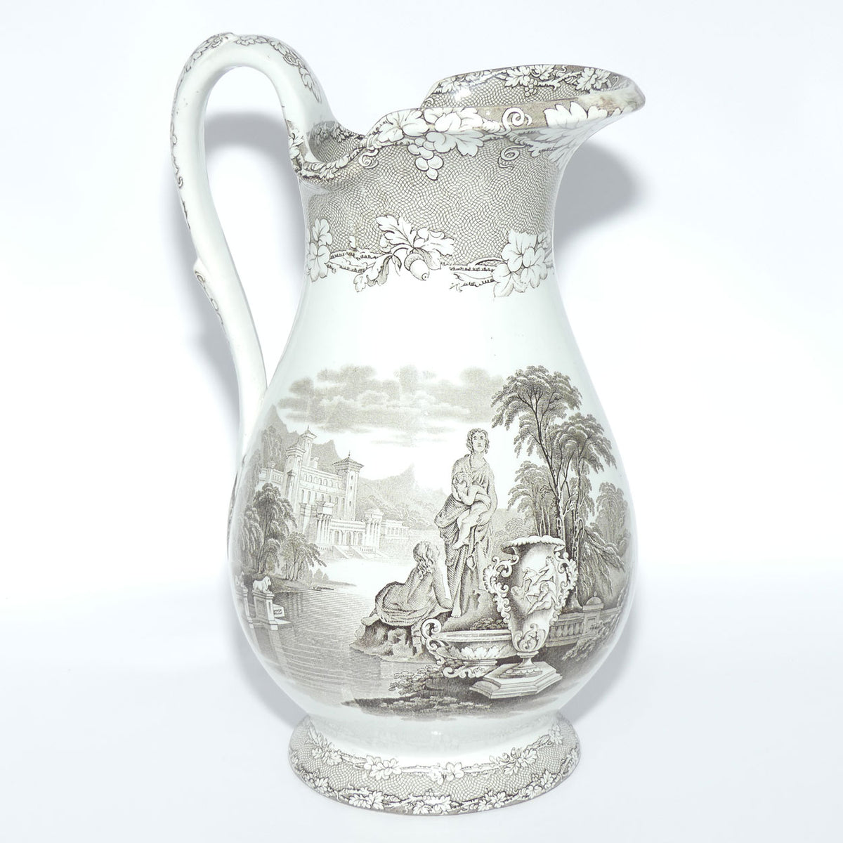Fenton Potteries | W Baker and Co | Ravenna pattern large water jug