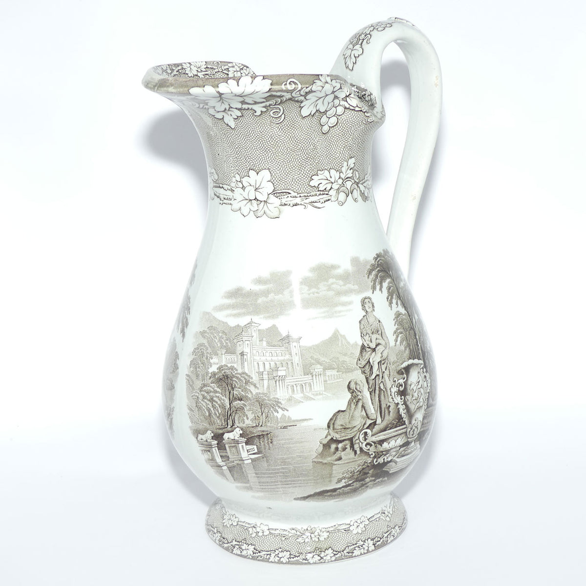 Fenton Potteries | W Baker and Co | Ravenna pattern large water jug