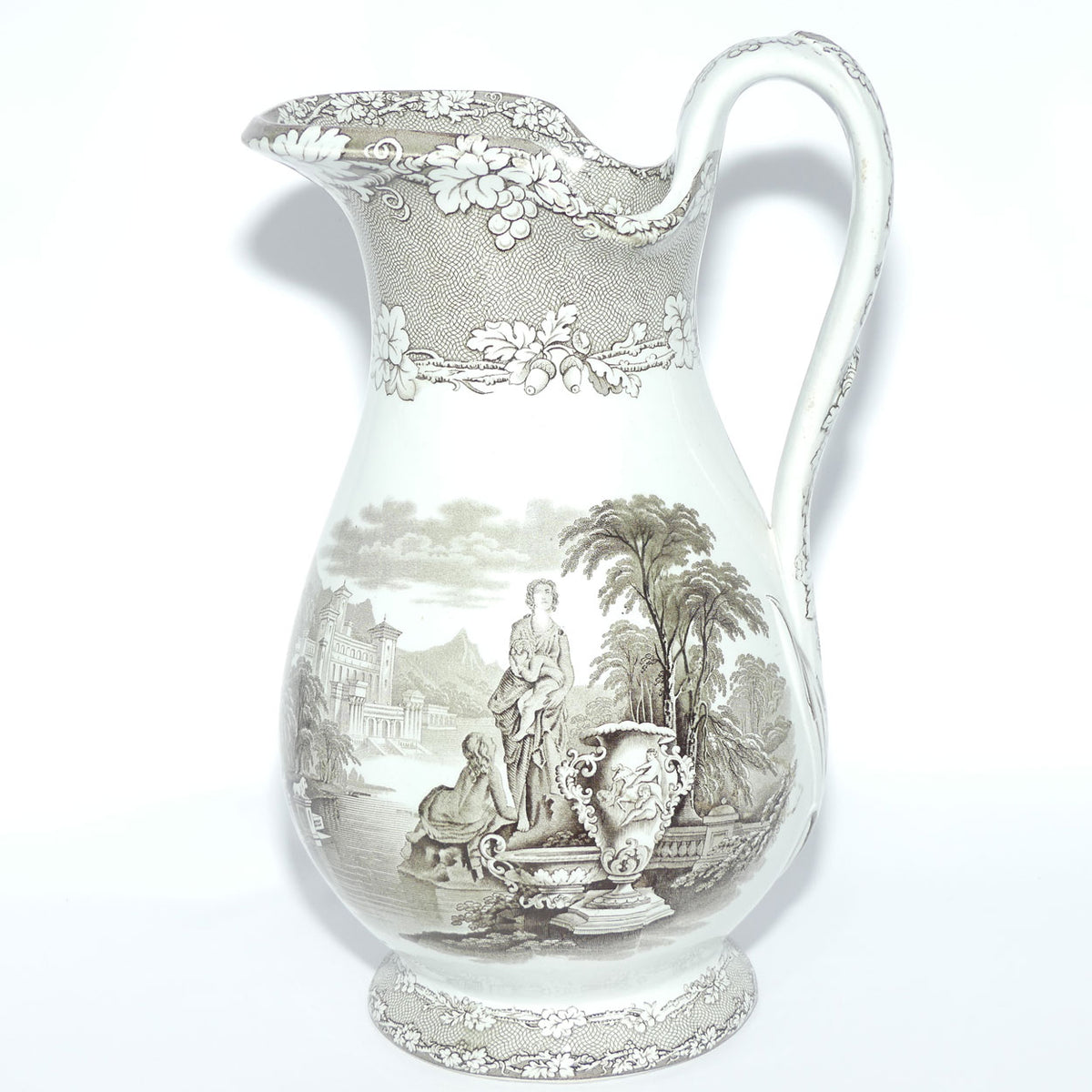 Fenton Potteries | W Baker and Co | Ravenna pattern large water jug