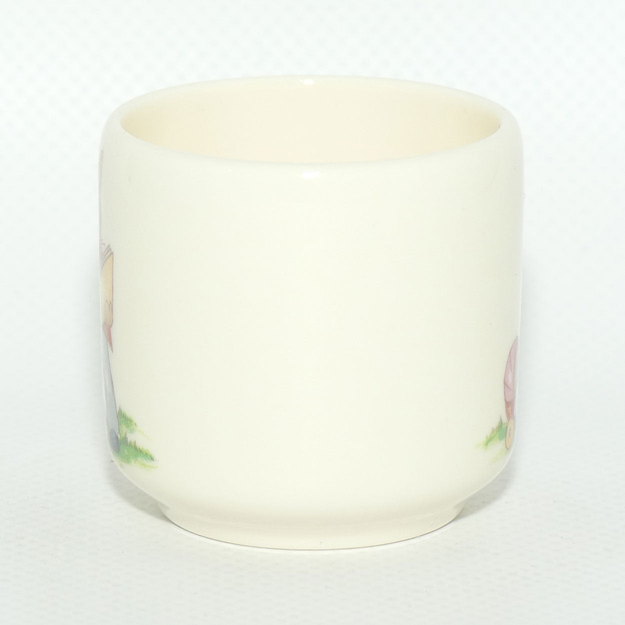 Royal Doulton Bunnykins egg cup | boxed | Reading | Playing with Doll and Pram