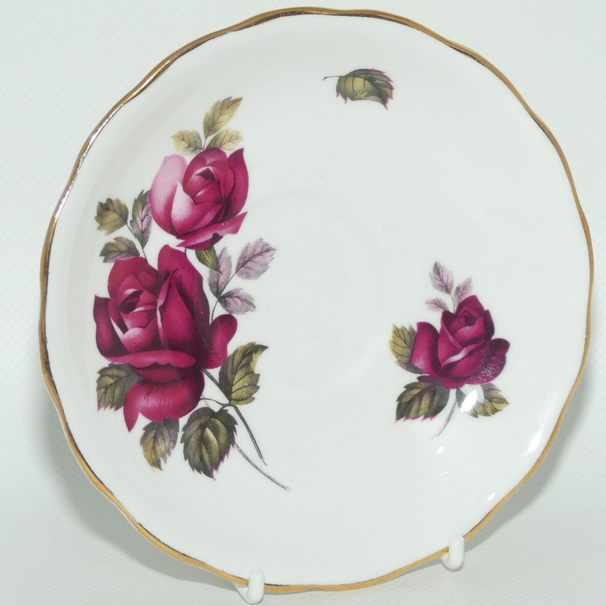 Royal Vale Bone China Red Rose trio