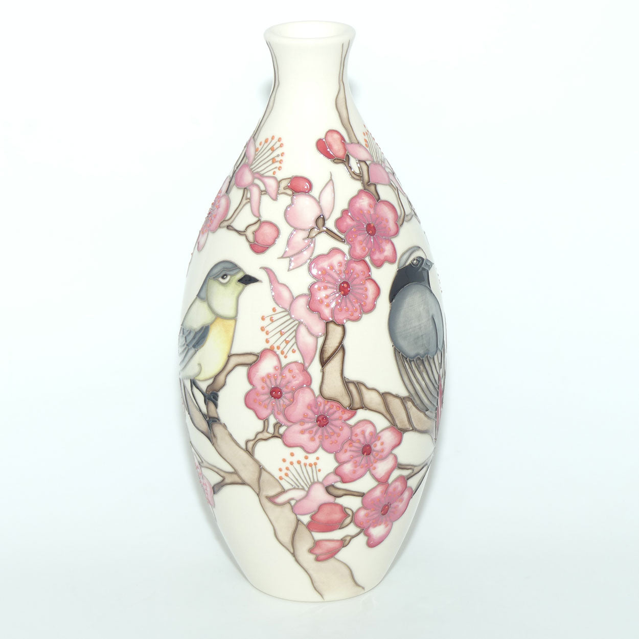 Moorcroft Redstarts 9/9 vase | NE #9