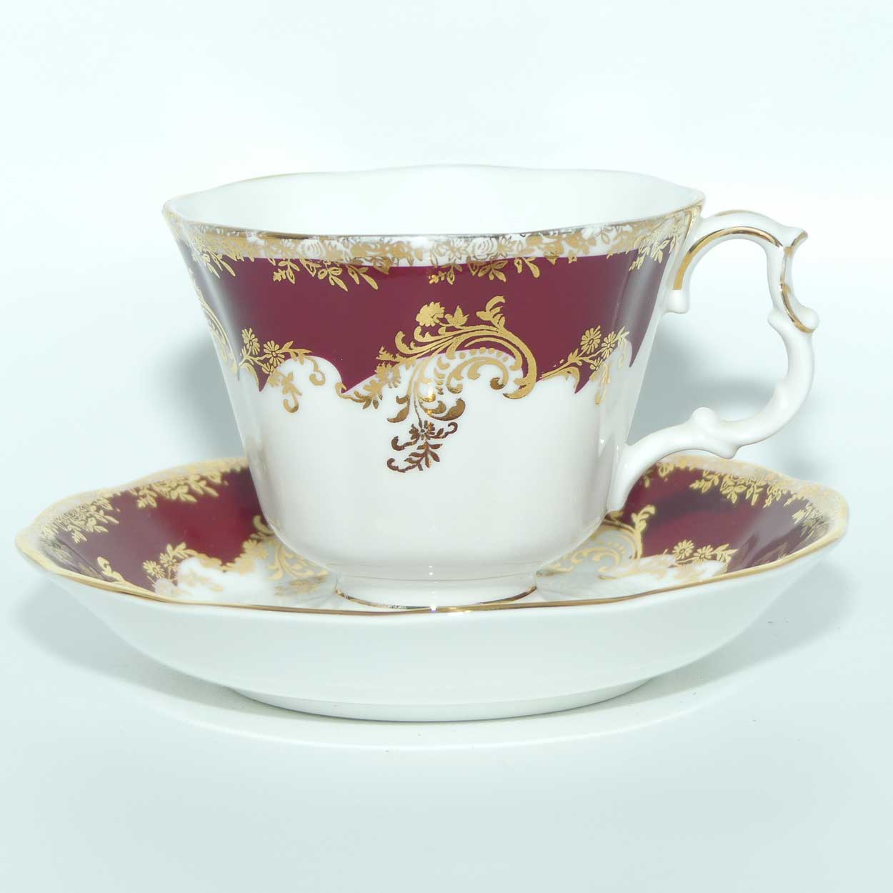 Royal Albert Bone China Regina series | Ruby | tea duo