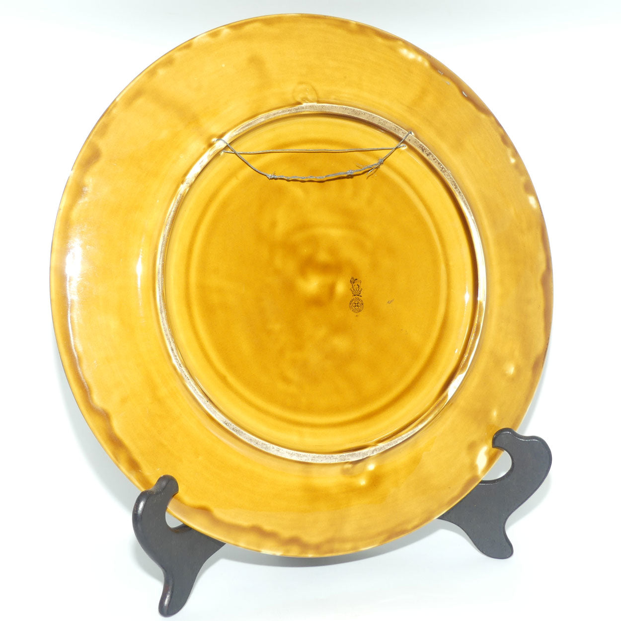 Royal Doulton Rembrandt ware large Holbein glaze wall charger