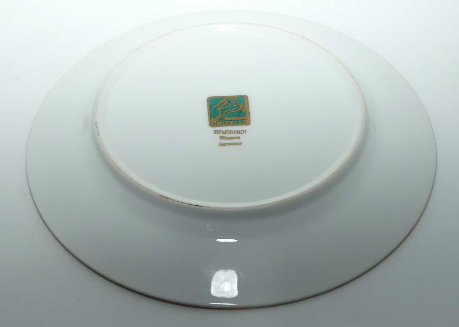 Grizelle West Germany Rembrandt Ware 16 piece coffee set | Heavily Gilt and signed Fragonard