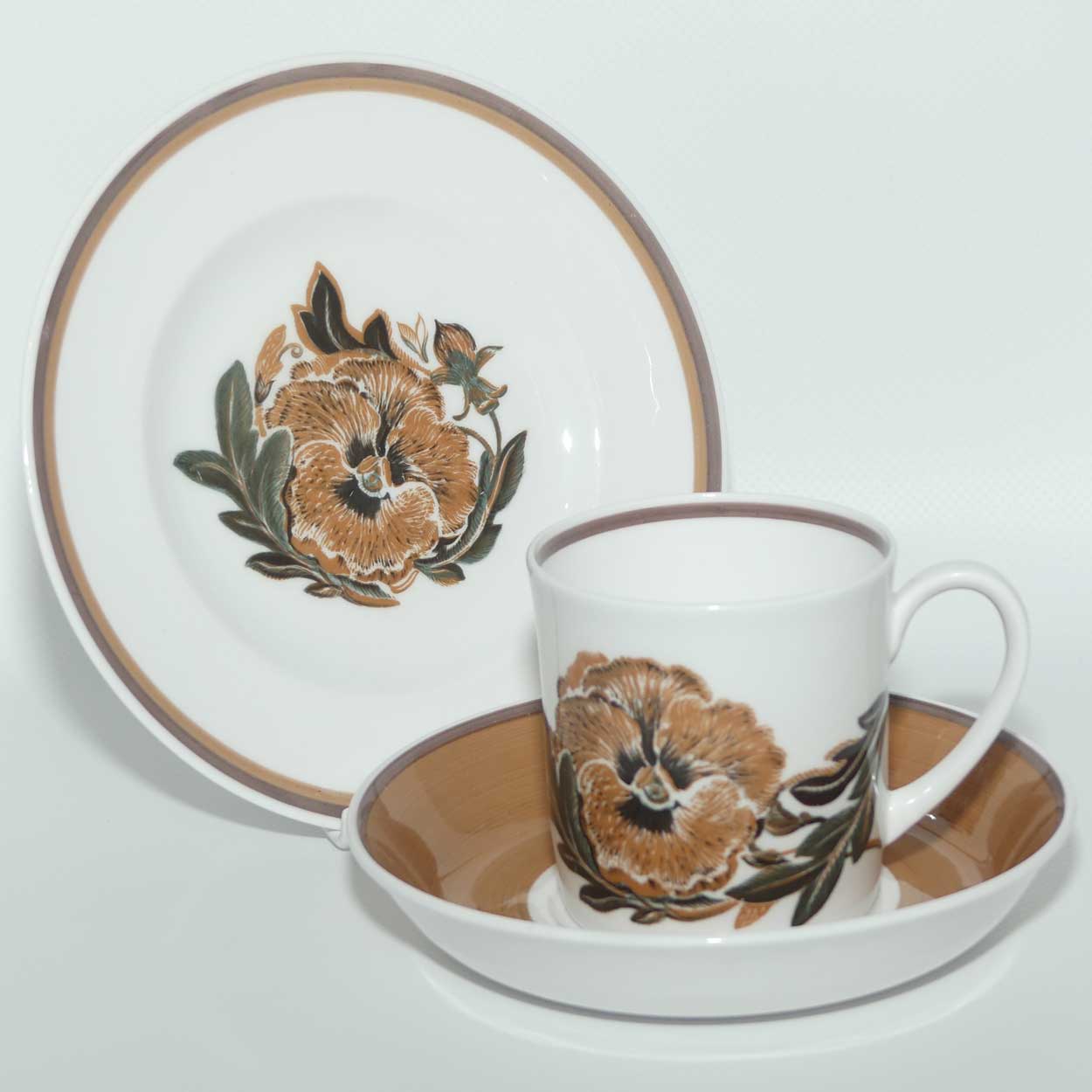 Susie Cooper Bone China Reverie pattern trio c2055