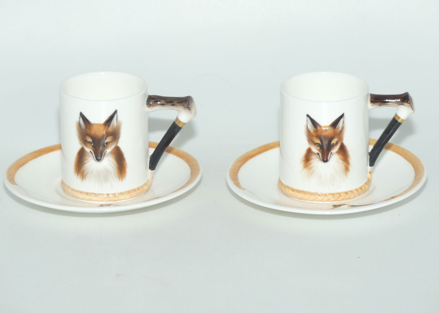 Royal Doulton Reynard the Fox set of 6 coffee demi tasses H4927 | #1