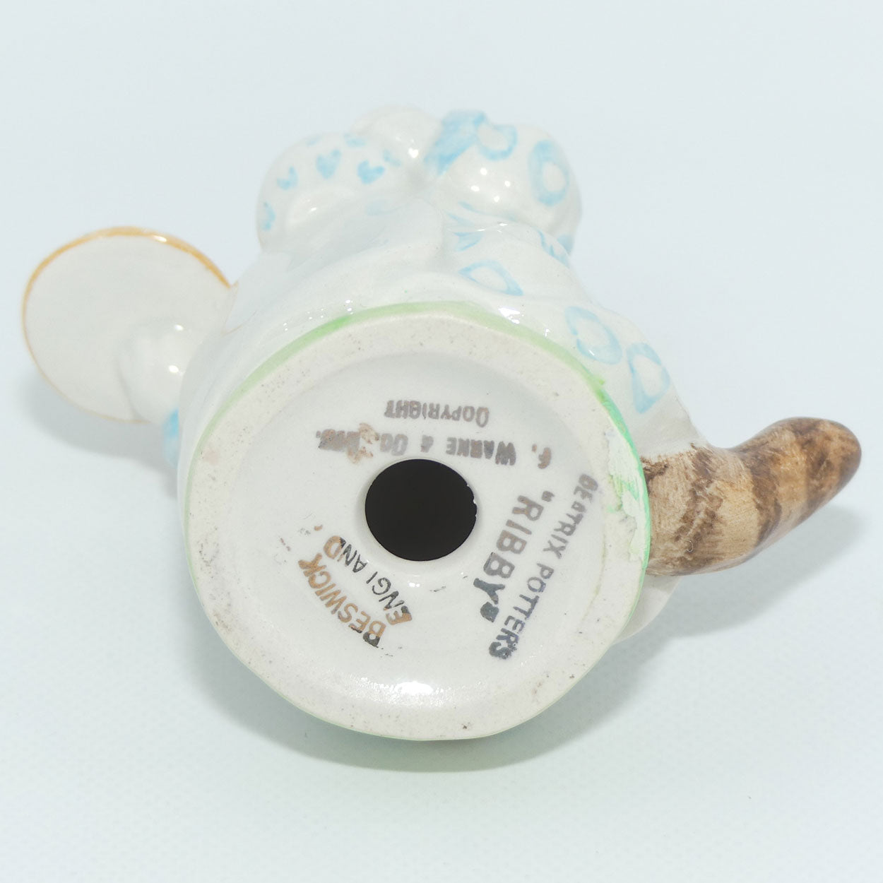Beswick Beatrix Potter Ribby | BP2a Gold Oval