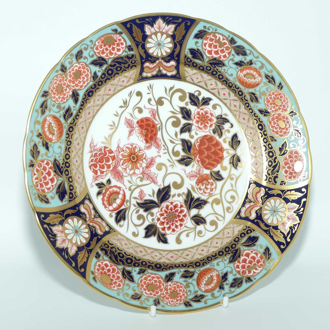 Royal Crown Derby Riverside Park pattern plate | 21.5cms | boxed