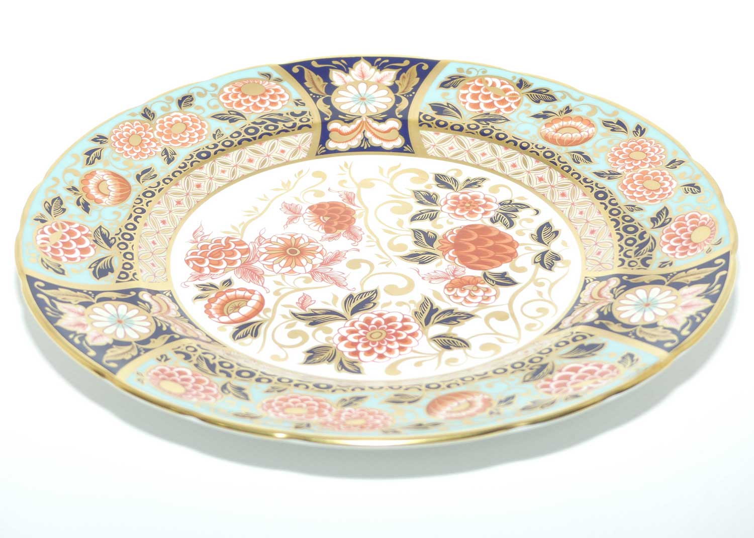 Royal Crown Derby Riverside Park pattern plate | 21.5cms | boxed