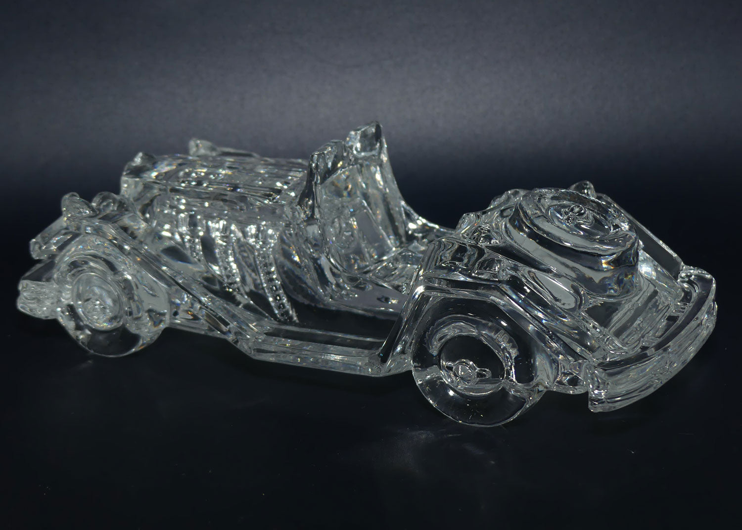 Crystal English Roadster Car model | most likely MG T type | Midget