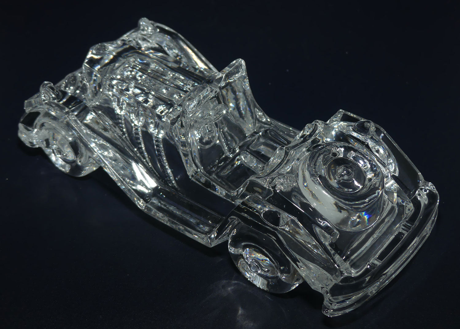 Crystal English Roadster Car model | most likely MG T type | Midget