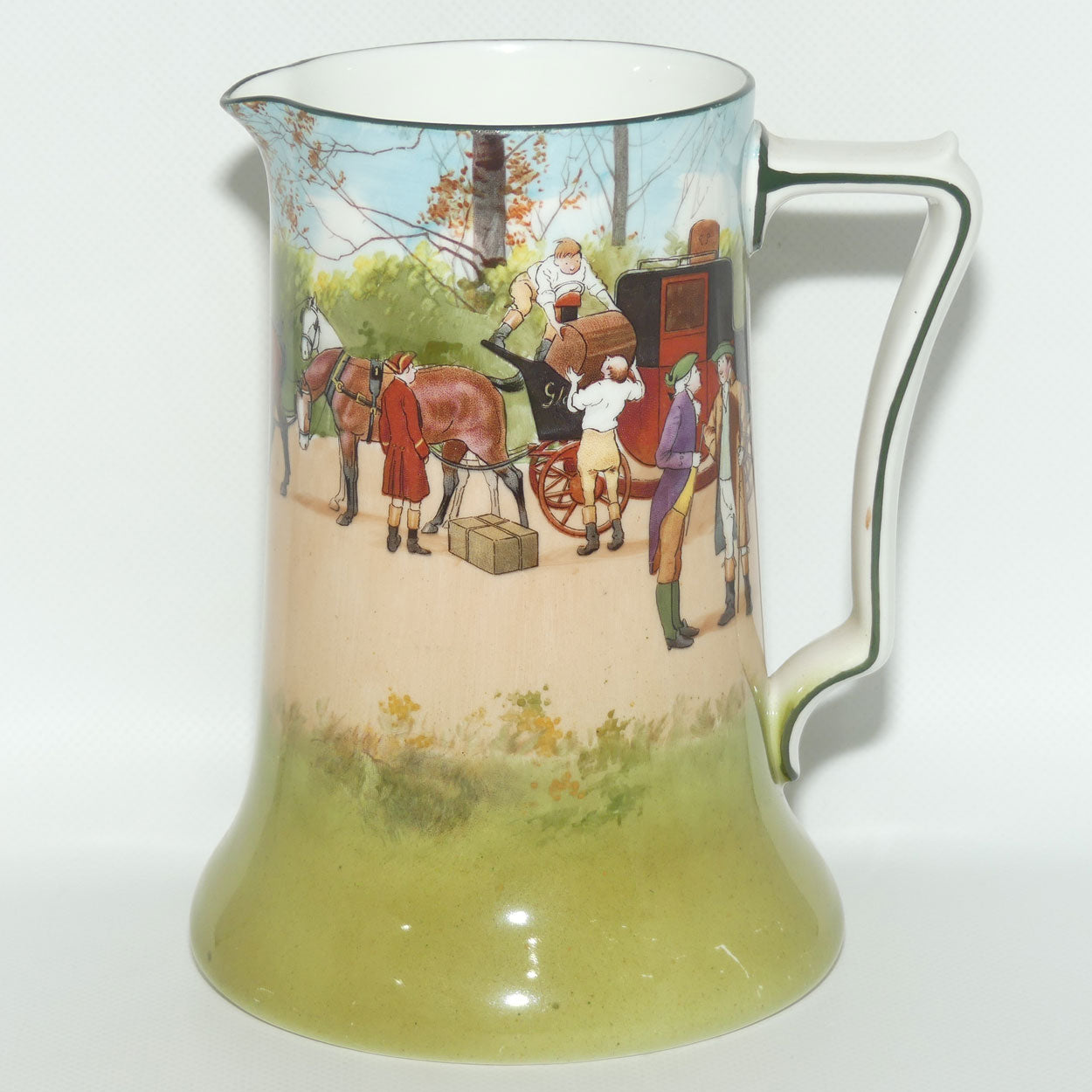 Royal Doulton Coaching Days Rocket jug E2768 | rare Blue Sky variation