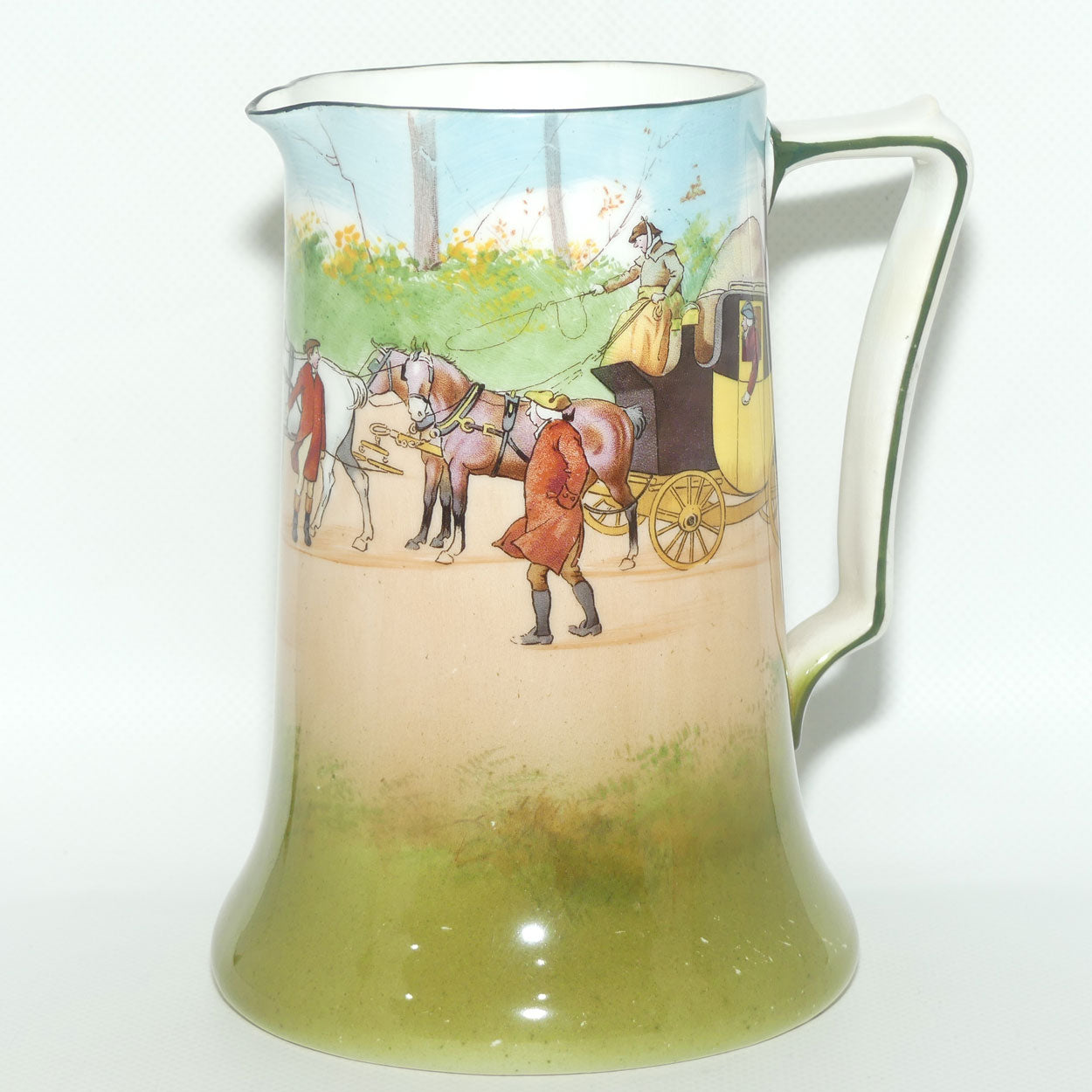 Royal Doulton Coaching Days Rocket jug E2768 | rare Blue Sky variation | #2