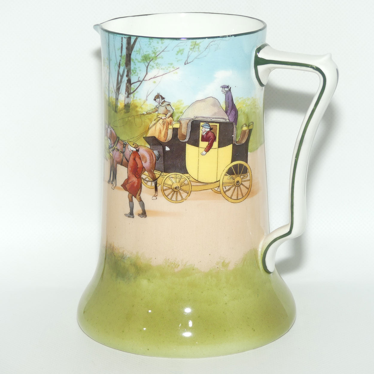 Royal Doulton Coaching Days Rocket jug E2768 | rare Blue Sky variation
