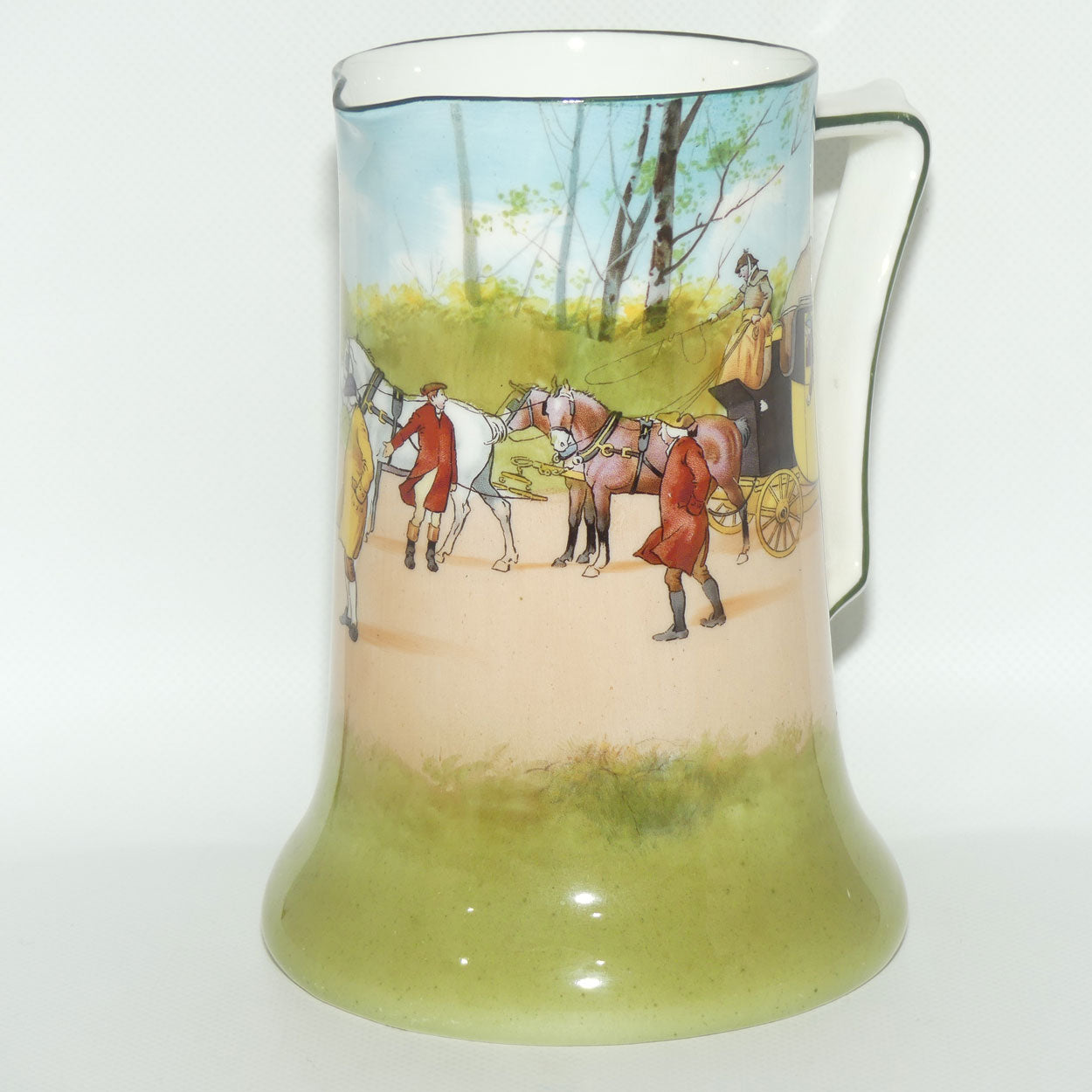 Royal Doulton Coaching Days Rocket jug E2768 | rare Blue Sky variation