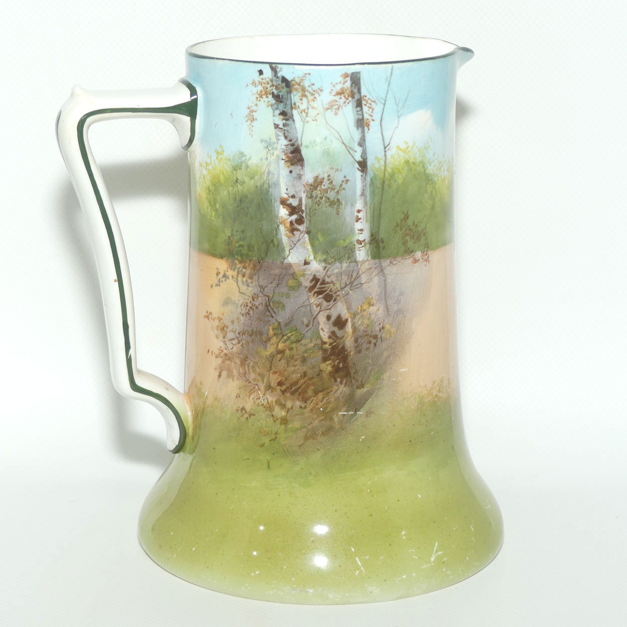 Royal Doulton Coaching Days Rocket jug E2768 | rare Blue Sky variation | some wear