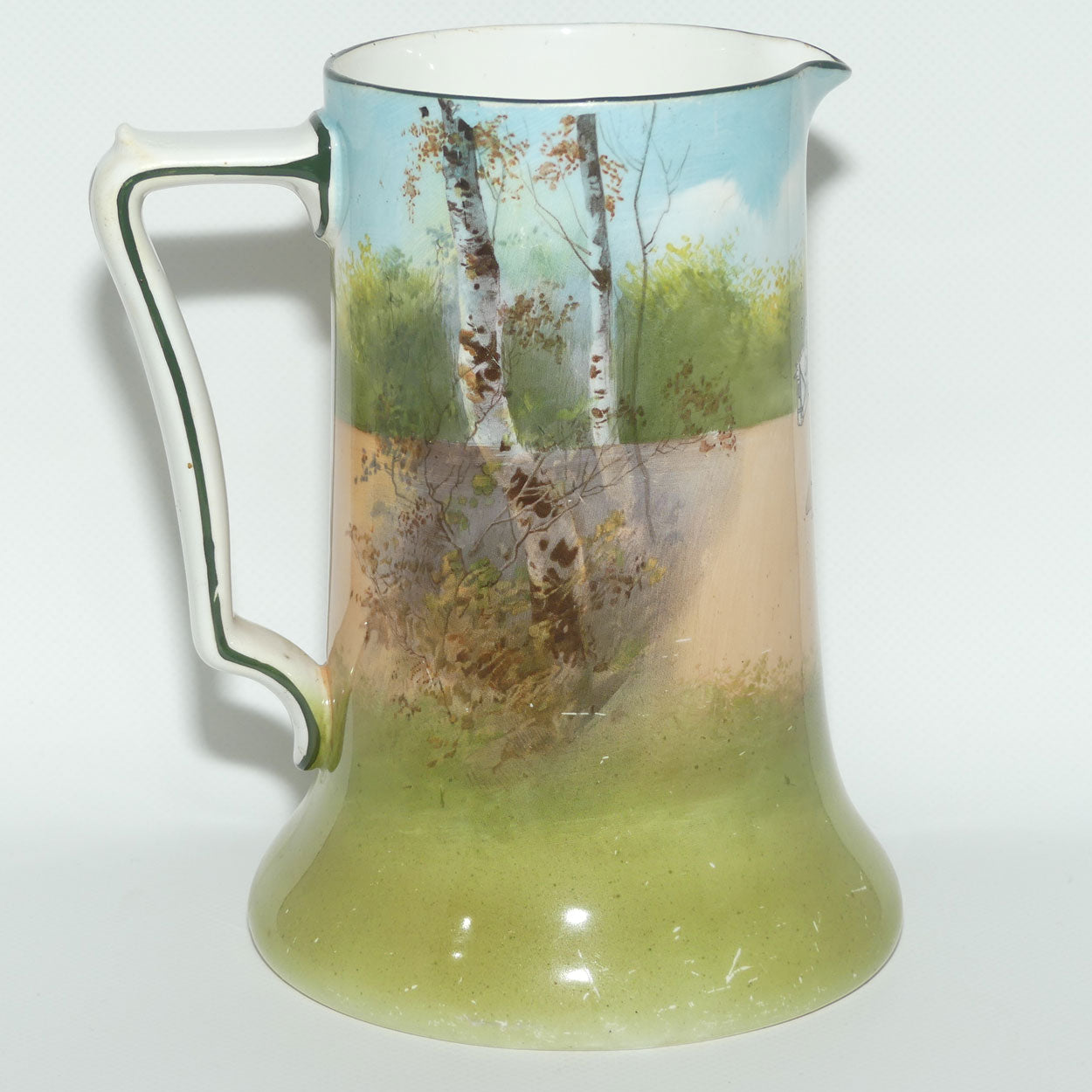 Royal Doulton Coaching Days Rocket jug E2768 | rare Blue Sky variation | some wear