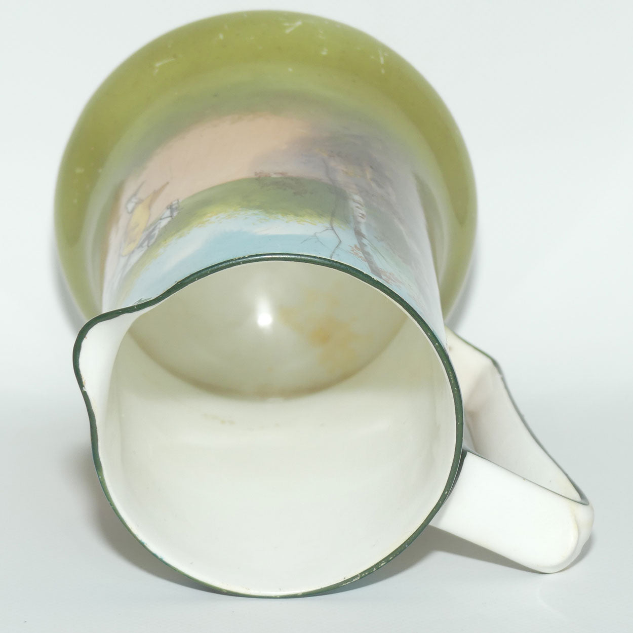 Royal Doulton Coaching Days Rocket jug E2768 | rare Blue Sky variation | some wear