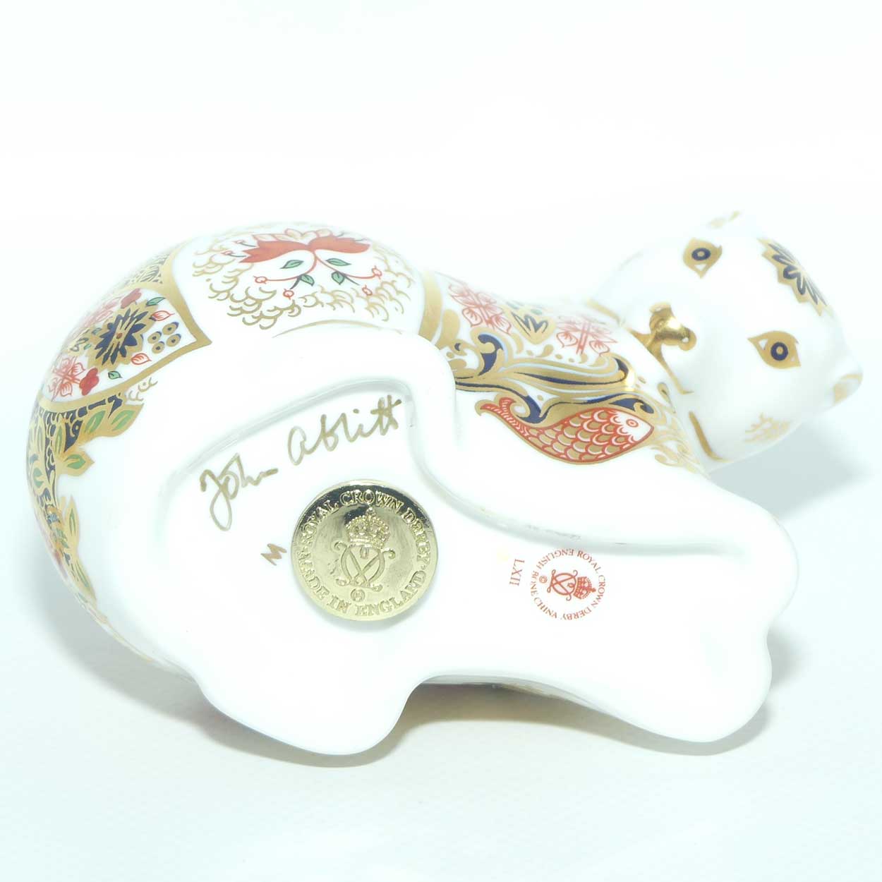 Royal Crown Derby paperweight | Rocky Mountain Bear | signed J Ablitt | boxed