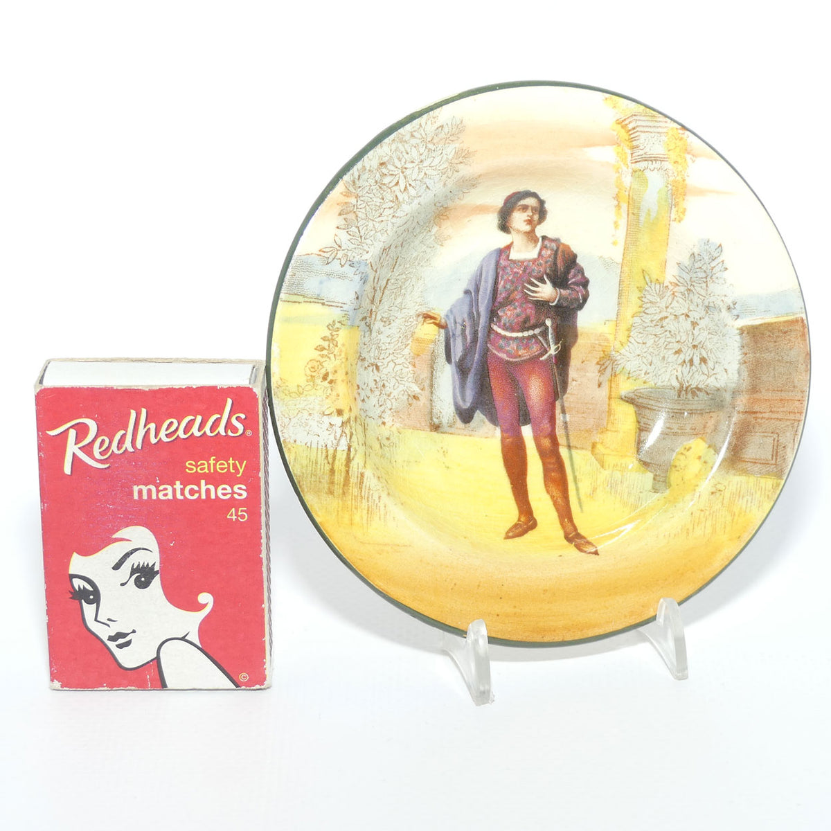Royal Doulton Shakespearean Romeo beaker cover D3596