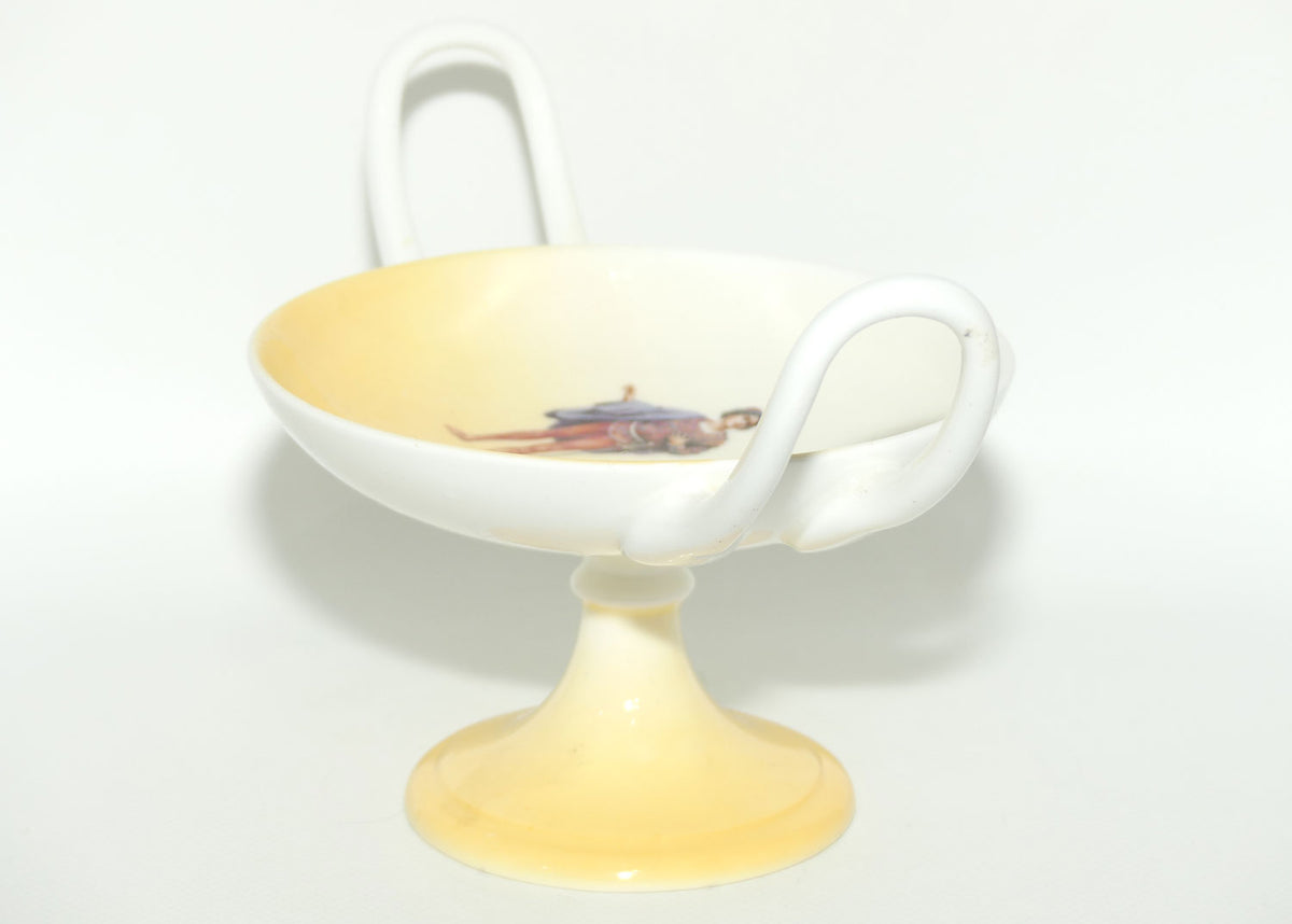 Royal Doulton Shakespearean Romeo twin handle comport