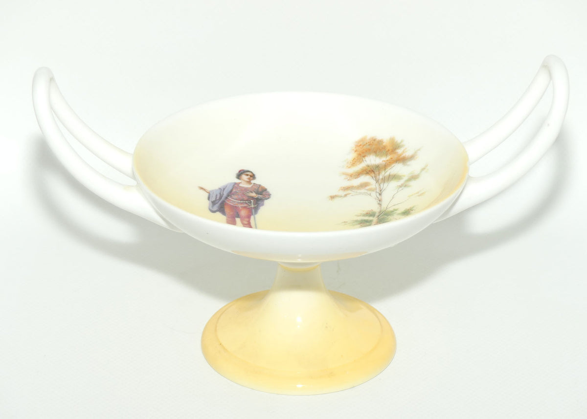 Royal Doulton Shakespearean Romeo twin handle comport