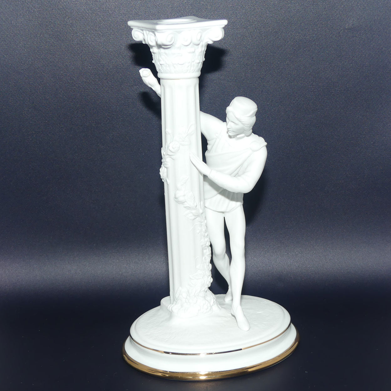 Franklin Mint | The Romeo and Juliet Porcelain Candlesticks by Stuart Mark Feldman