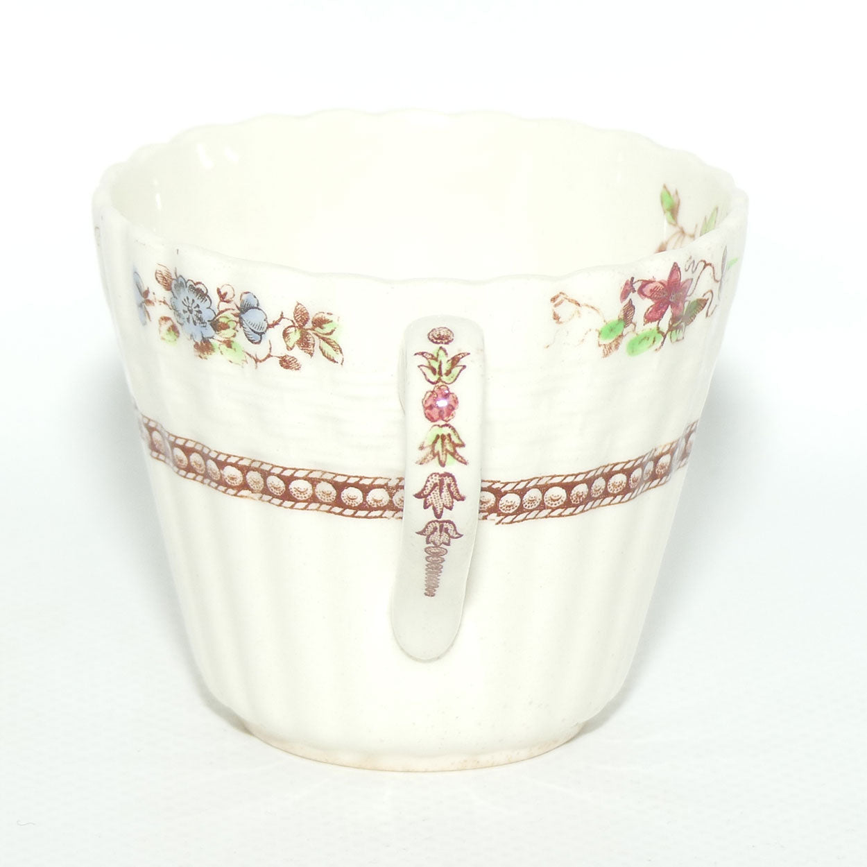 Copeland Spode Rosalie pattern demi tasse coffe duo | #1